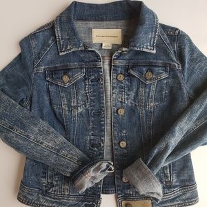 Pilcro Cropped Denim Jacket